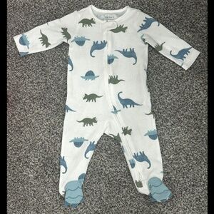 Warm dinosaur onesie